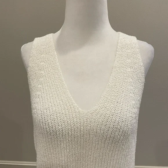 Thread & Supply Georgia sweater tank in white - Picture 4 of 10